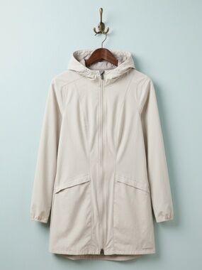 ExOfficio Stone Hooded Rain Jacket Full-Zip Long Travel Women's XS